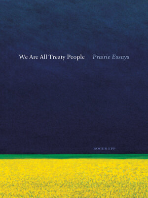 cover image of We Are All Treaty People